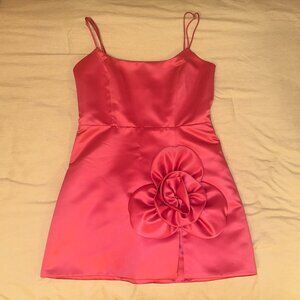 Delfi Collective Sleeveless 3D Floral Mini Dress